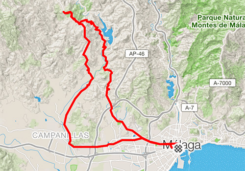 Rennradstrecken in Malaga – RB-03