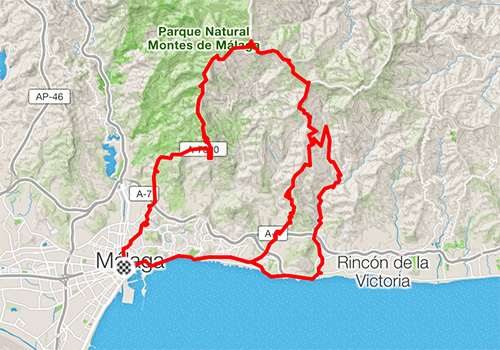 Road cycling routes in Malaga – RB-15